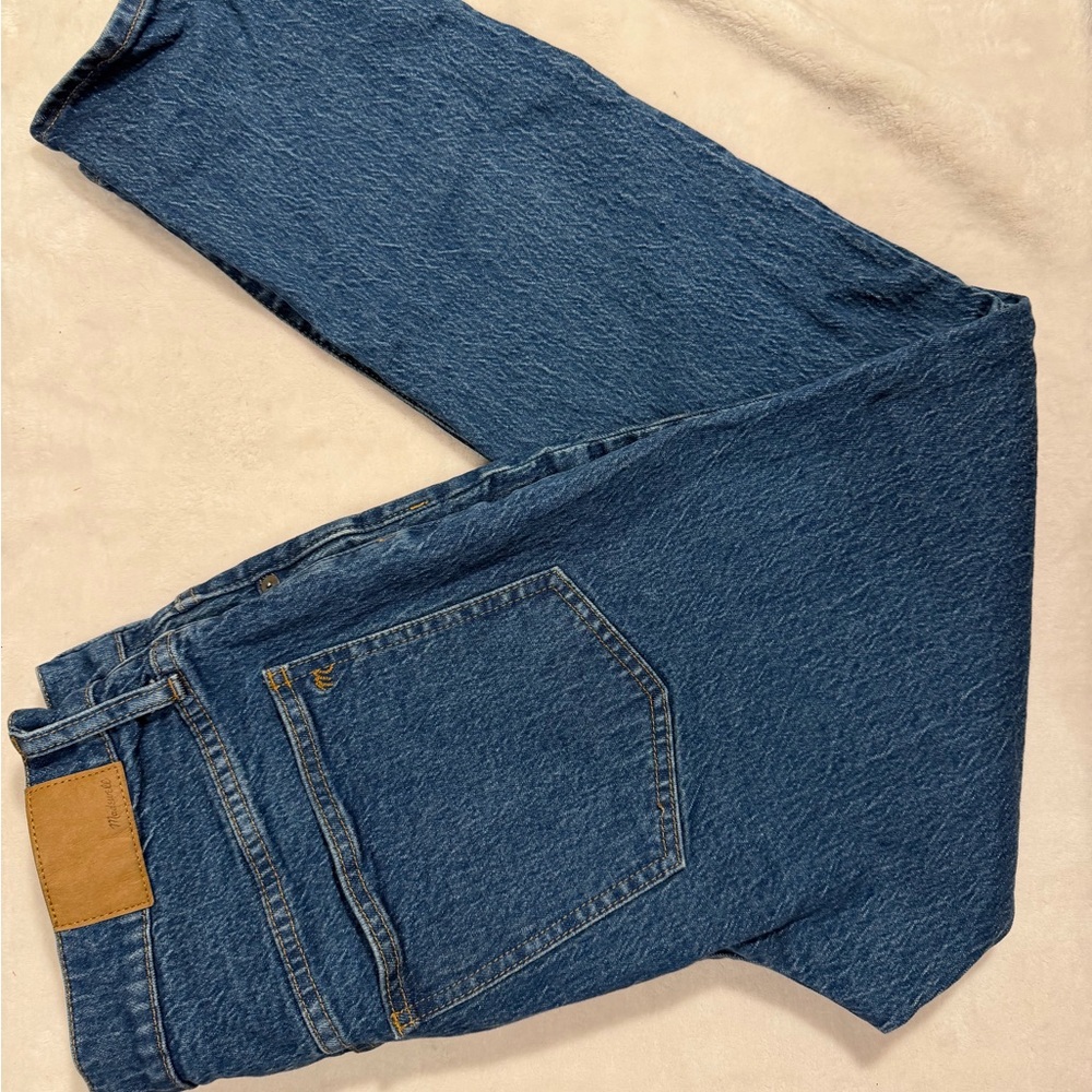 Madewell Straight Leg Jeans in Classic Denim Blue